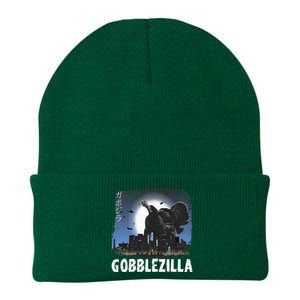 Turkey Day Thanksgiving Gobblezilla Knit Cap Winter Beanie