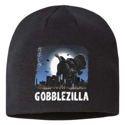 Turkey Day Thanksgiving Gobblezilla Sustainable Beanie