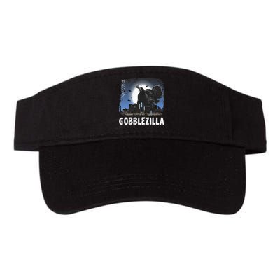 Turkey Day Thanksgiving Gobblezilla Valucap Bio-Washed Visor