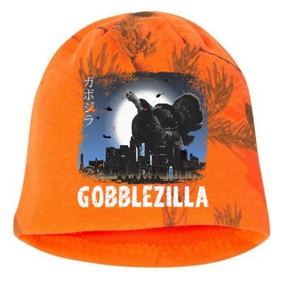 Turkey Day Thanksgiving Gobblezilla Kati - Camo Knit Beanie