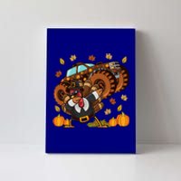 Thanksgiving Dabbing Turkey Monster Truck Gift Canvas