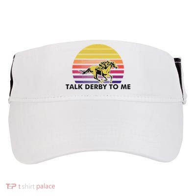 Talk Derby To Me Horse Racing Jockeys Sunset Race Adult Drive Performance Visor