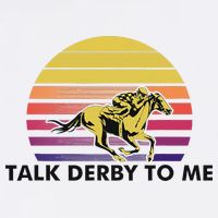 Talk Derby To Me Horse Racing Jockeys Sunset Race Baby Bodysuit