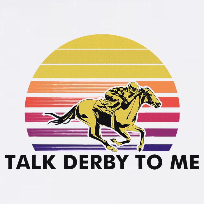 Talk Derby To Me Horse Racing Jockeys Sunset Race Baby Bodysuit