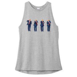 Trump Dance Ladies PosiCharge Tri-Blend Wicking Tank