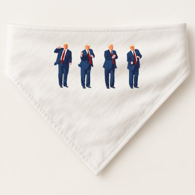Trump Dance USA-Made Doggie Bandana