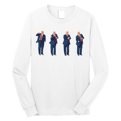Trump Dance Long Sleeve Shirt