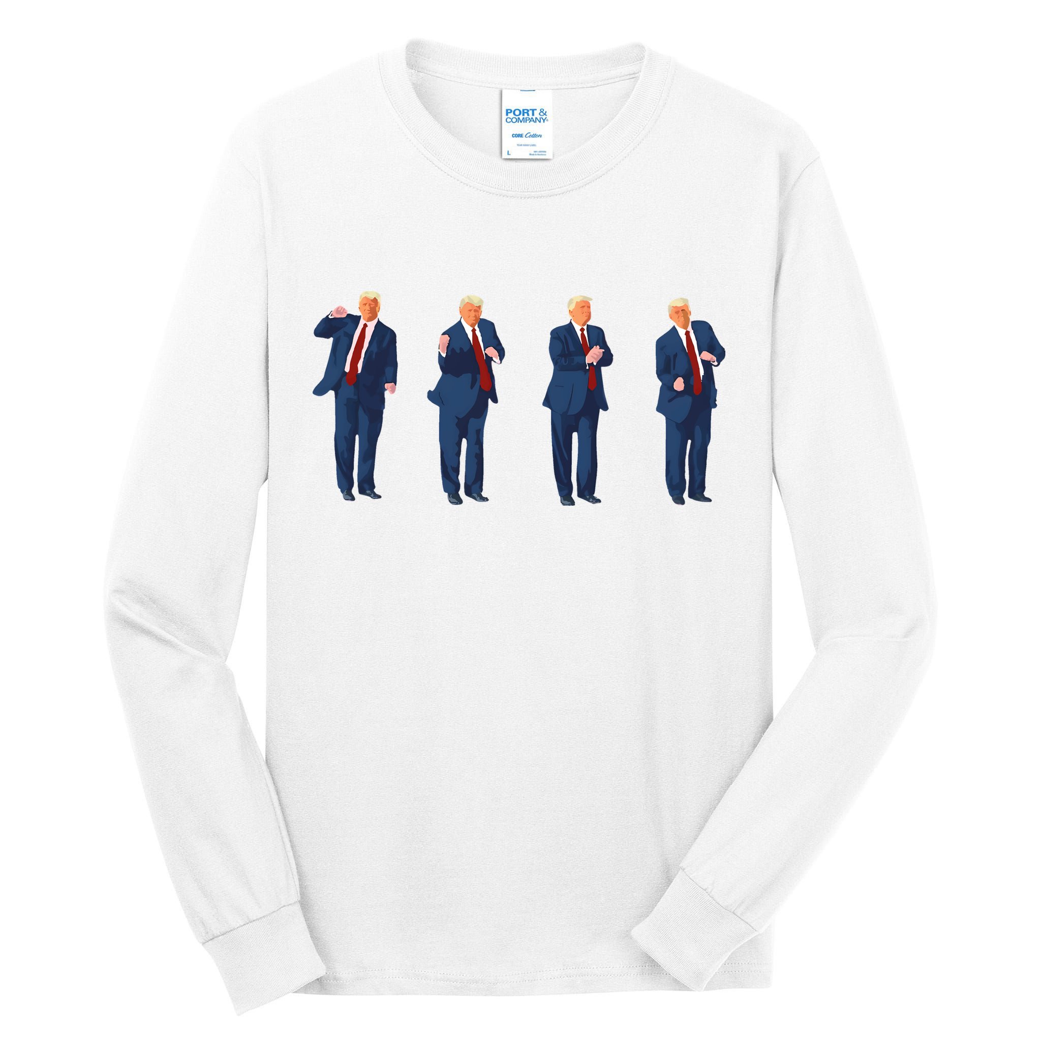 Trump Dance Tall Long Sleeve T-Shirt