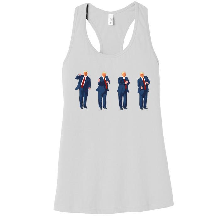 Trump Dance Women's Racerback Tank