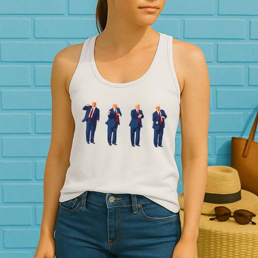 Trump Dance Womens Tank Top