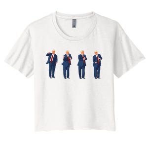 Trump Dance Women's Crop Top Tee