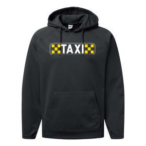 Taxi Driver Taxi Passengers Performance Fleece Hoodie