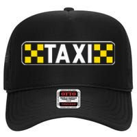 Taxi Driver Taxi Passengers High Crown Mesh Back Trucker Hat