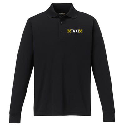 Taxi Driver Taxi Passengers Performance Long Sleeve Polo