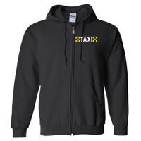 Taxi Driver Taxi Passengers Full Zip Hoodie