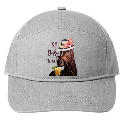 Talk Derby To Me Mint Juleps Derby Horse Racing 7-Panel Snapback Hat