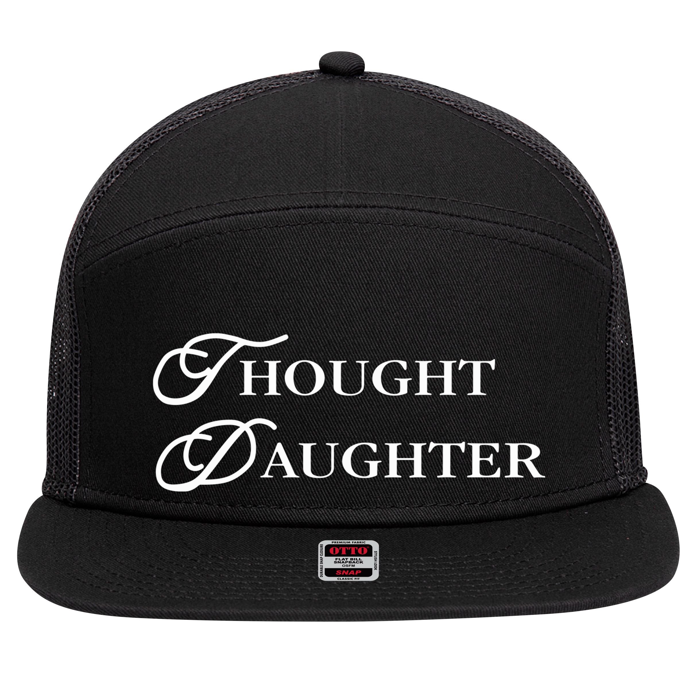 Thought Daughter 7 Panel Mesh Trucker Snapback Hat