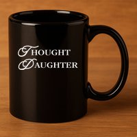 Thought Daughter 11oz C Handle Ceramic Mug