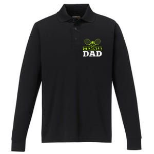 Tennis Dad Tennis Performance Long Sleeve Polo