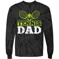 Tennis Dad Tennis Tie-Dye Long Sleeve Shirt