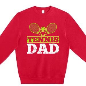 Tennis Dad Tennis Premium Crewneck Sweatshirt