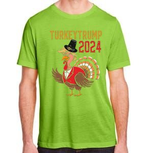 Thanksgiving Day Trump Turkey Funny 2024 Gift Adult ChromaSoft Performance T-Shirt