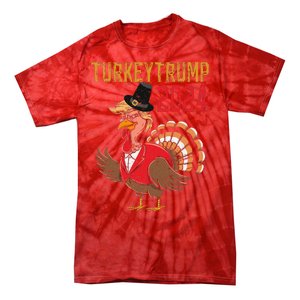 Thanksgiving Day Trump Turkey Funny 2024 Gift Tie-Dye T-Shirt