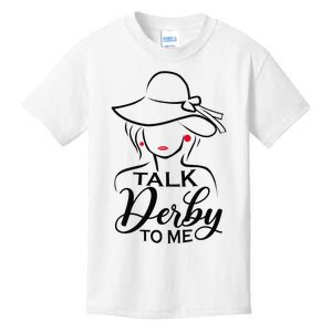 Talk Derby To Me Funny Horse Racing Fans Wo Kids T-Shirt