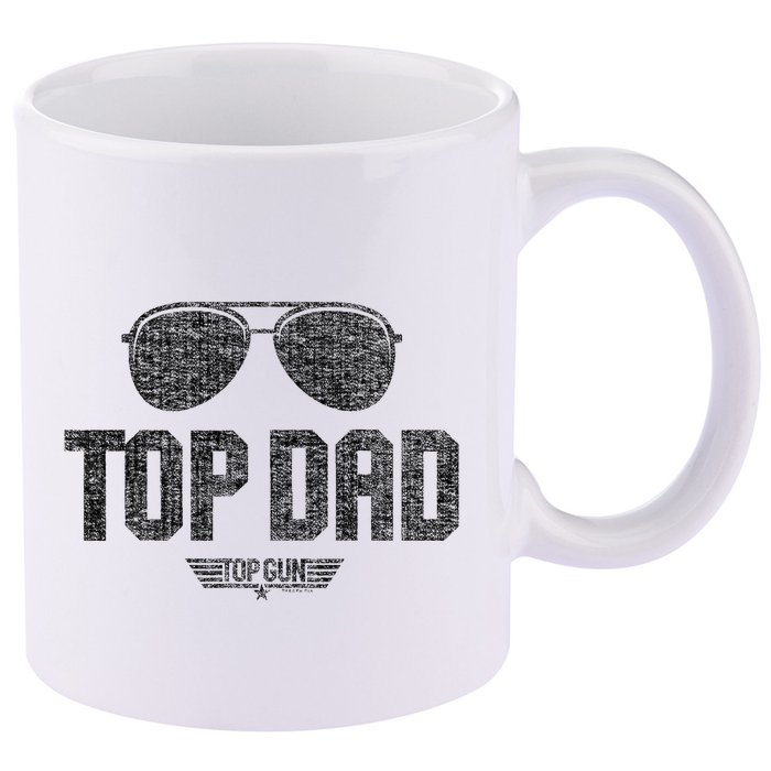 Top Dad 11oz C Handle Ceramic Mug