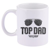 Top Dad 11oz C Handle Ceramic Mug