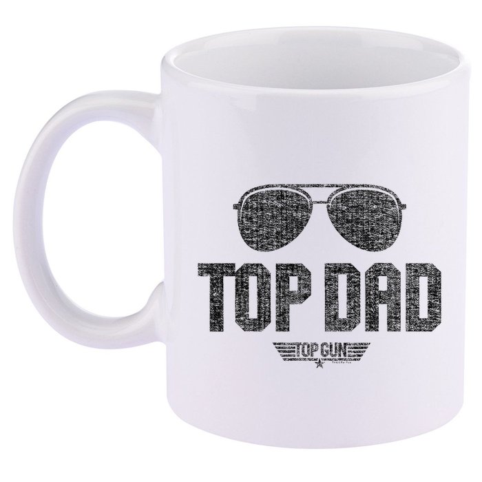 Top Dad 11oz C Handle Ceramic Mug