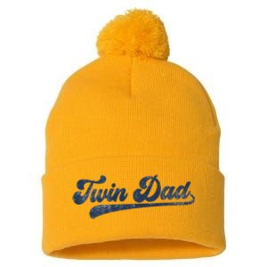 Twin Dad Pom Pom 12in Knit Beanie