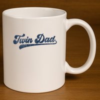 Twin Dad 11oz C Handle Ceramic Mug