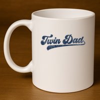 Twin Dad 11oz C Handle Ceramic Mug