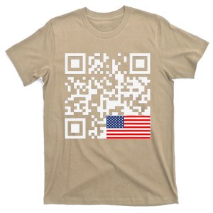 Trump Dance Troll Qr Funny President Trump Dance Code Back T-Shirt