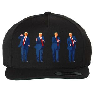 Trump Dance Wool Snapback Cap