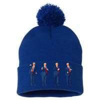 Trump Dance Pom Pom 12in Knit Beanie