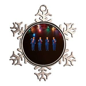 Trump Dance Metallic Star Ornament