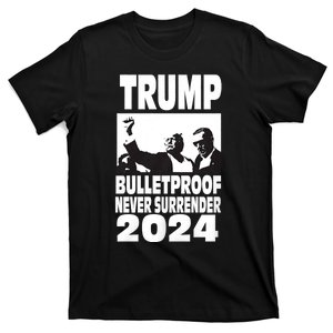 Teflon Don Trump 2024 Bulletproof Never Surrender Legend T-Shirt