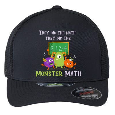 They Did The Math They Did The Monster Math Funny Flexfit Unipanel Trucker Cap