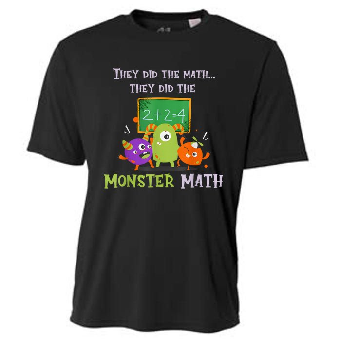 They Did The Math They Did The Monster Math Funny Cooling Performance Crew T-Shirt