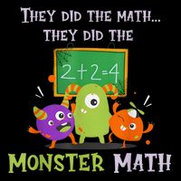 They Did The Math They Did The Monster Math Funny Full-Length Apron With Pockets