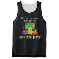 They Did The Math They Did The Monster Math Funny Mesh Reversible Basketball Jersey Tank