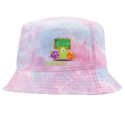 They Did The Math They Did The Monster Math Funny Tie-Dyed Bucket Hat