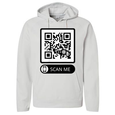 Trump Dance Troll Qr Funny President Trump Dance Code Back Performance Fleece Hoodie