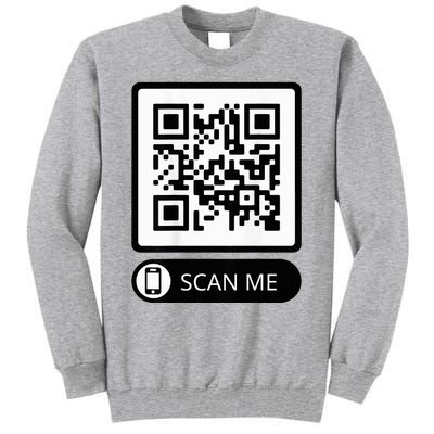 Trump Dance Troll Qr Funny President Trump Dance Code Back Tall Sweatshirt