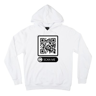 Trump Dance Troll Qr Funny President Trump Dance Code Back Hoodie