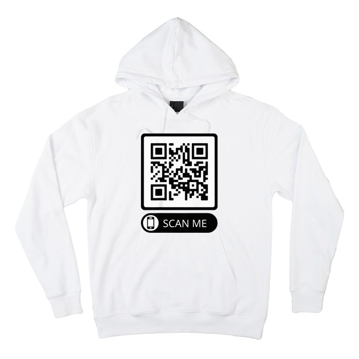 Trump Dance Troll Qr Funny President Trump Dance Code Back Hoodie