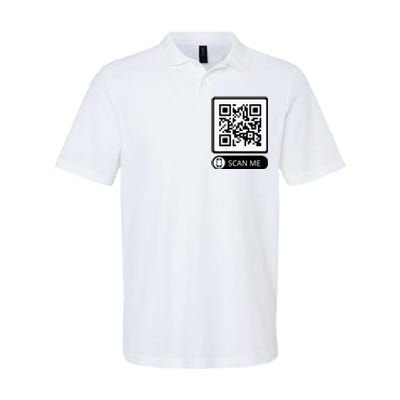 Trump Dance Troll Qr Funny President Trump Dance Code Back Softstyle Adult Sport Polo