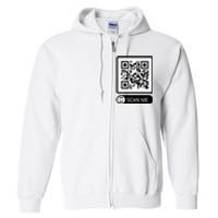 Trump Dance Troll Qr Funny President Trump Dance Code Back Full Zip Hoodie